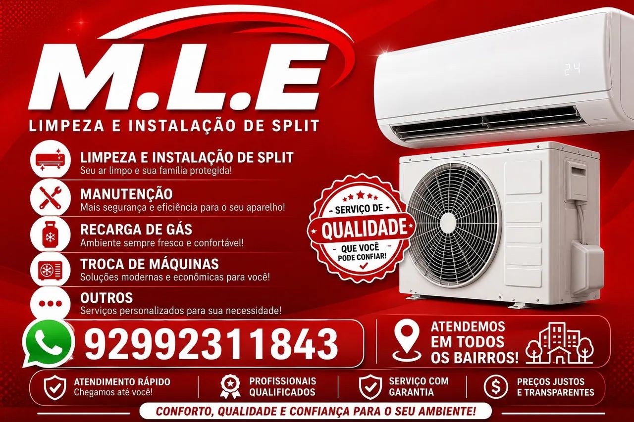 Limpeza de ar condicionado split.,.,