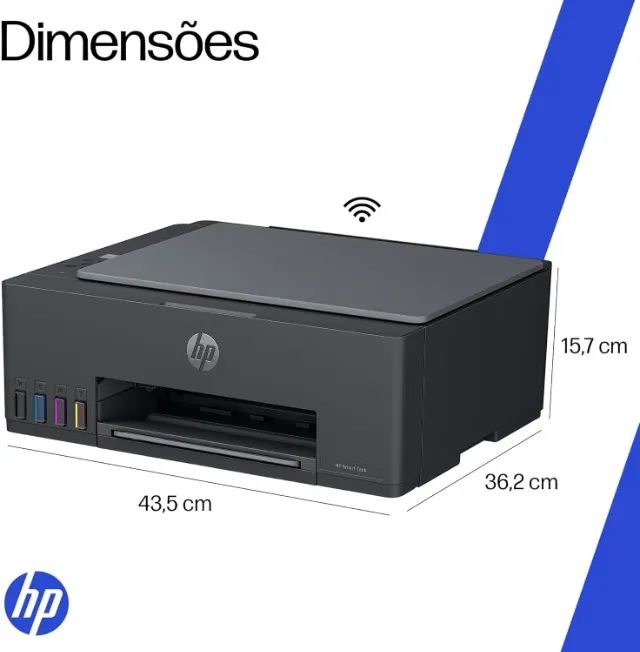 Impressora Multifuncional HP Smart Tank 589 Tanque de Tinta Colorida Wi-Fi 1 USB - Foto 3
