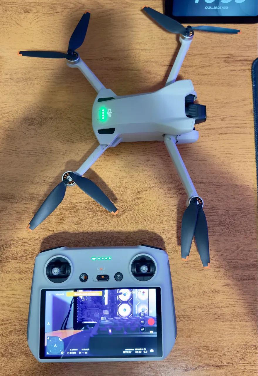 DJI MINI 3 + CONTROLE RC - Foto 2