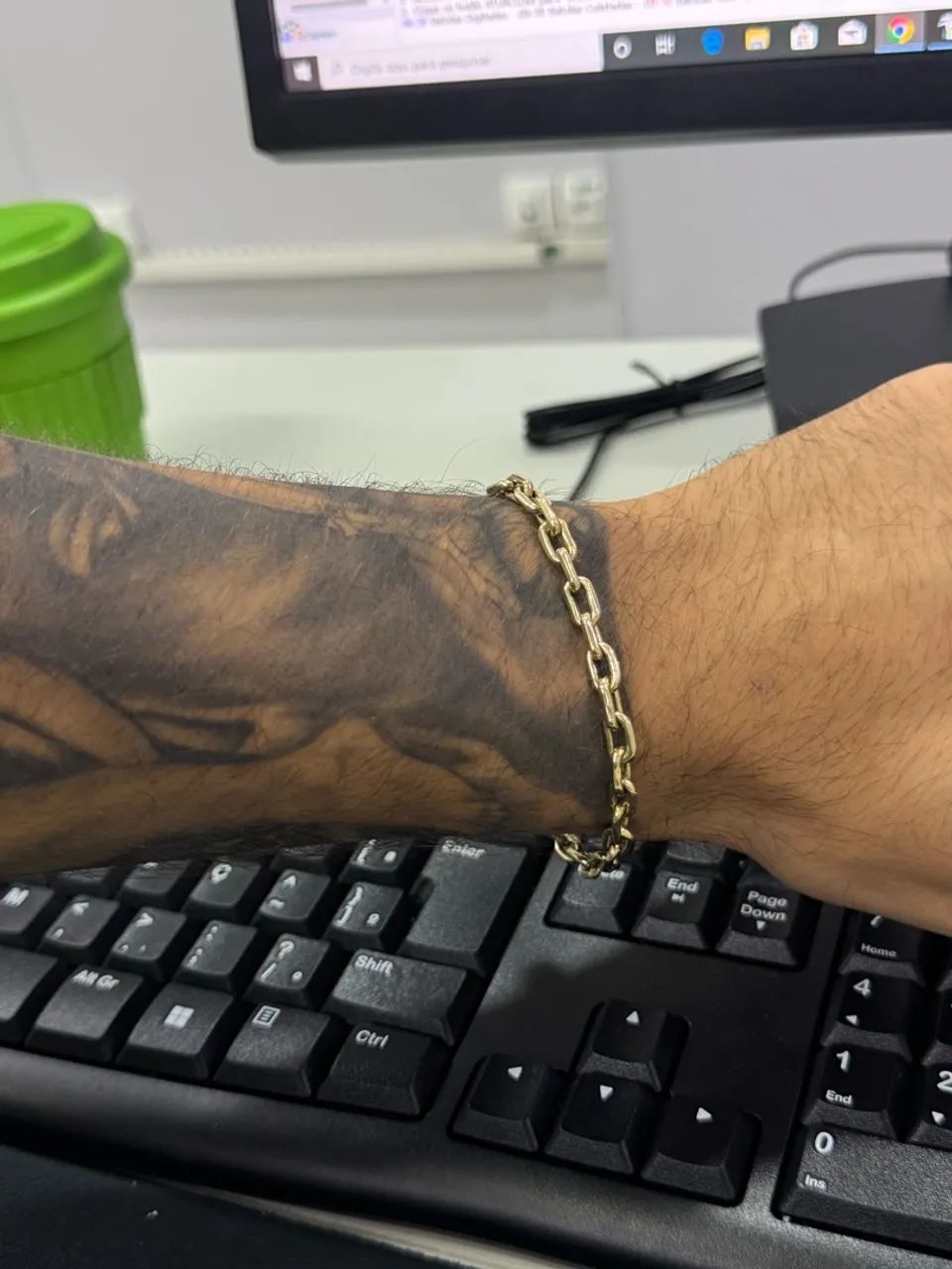 Pulseira de ouro 13.7 g