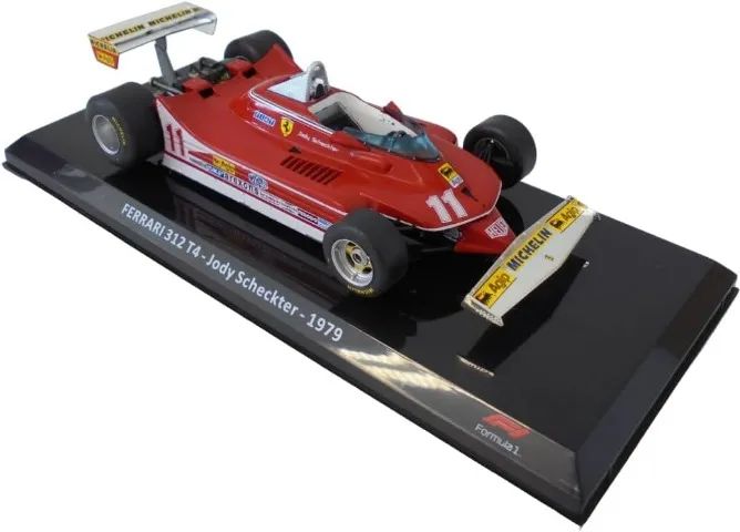 Miniatura F1 1/24 Ferrari 312 T4 1979 - Jody Scheckter - Nova / Lacrada