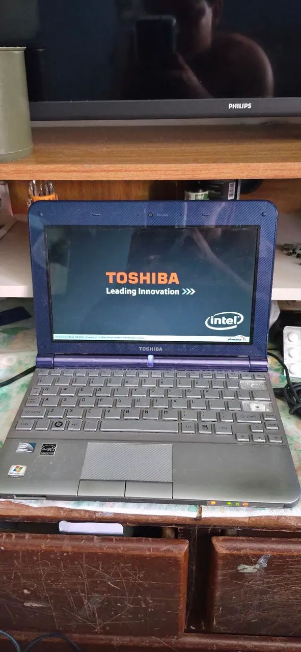 Notebook Toshiba antigo