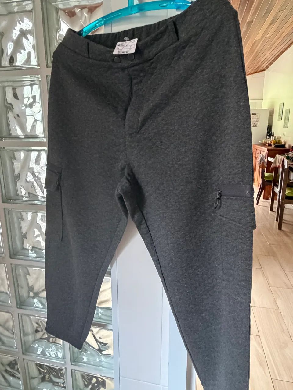 Calça moleton pantalona nova  tamanho G - Foto 4