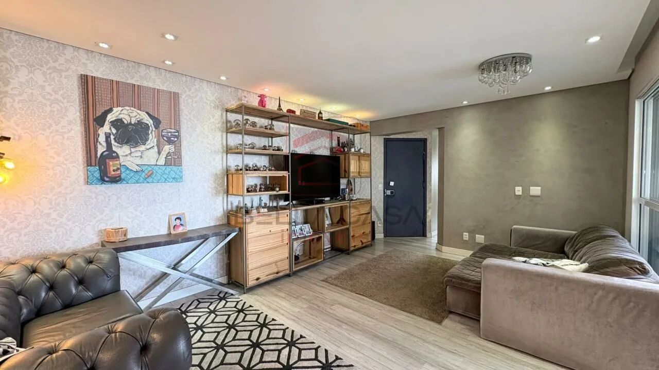 Apartamento a venda com 3 dormitórios, 2 vagas e varanda gourmet - Foto 3