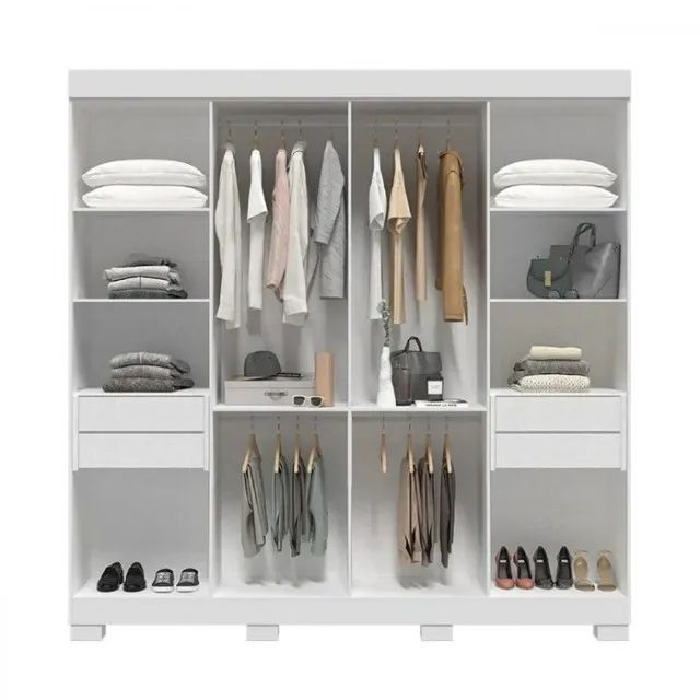 Transforme Seu Quarto com o Guarda-Roupa Casal Stella 8 Portas e 4 Gavetas - Foto 2