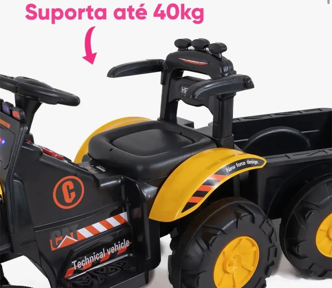 Trator elétrico infantil - Foto 3