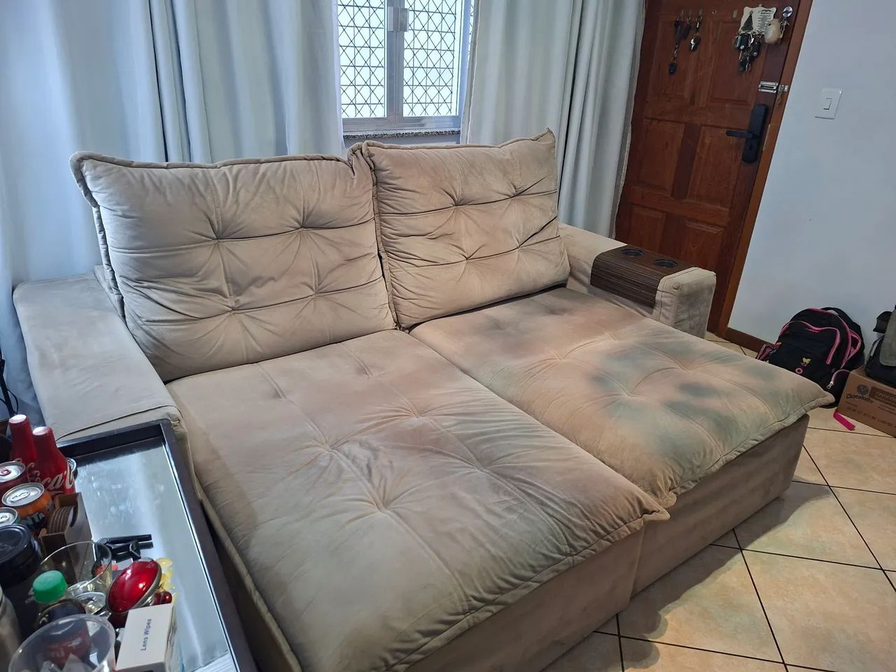 Sofá retrátil reclinável articulado  - Foto 5