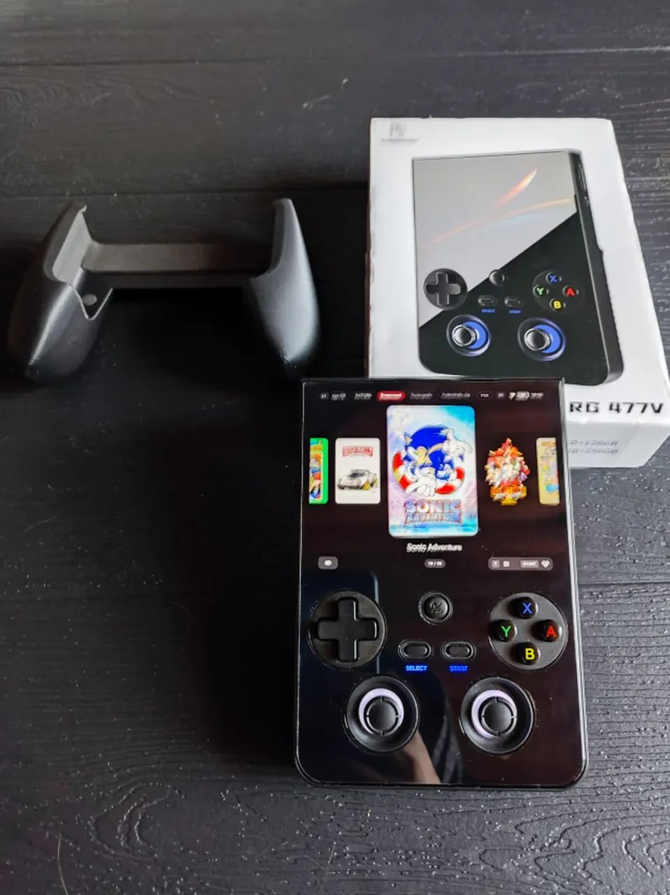 Console retrô portátil Anbernic RG477V - Completo (na Caixa) +