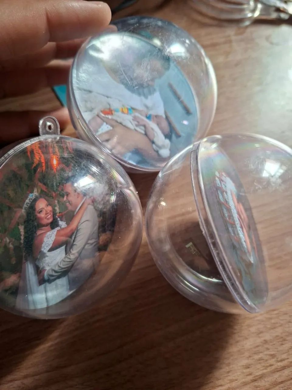 Bolinhas de Natal com foto - Foto 2