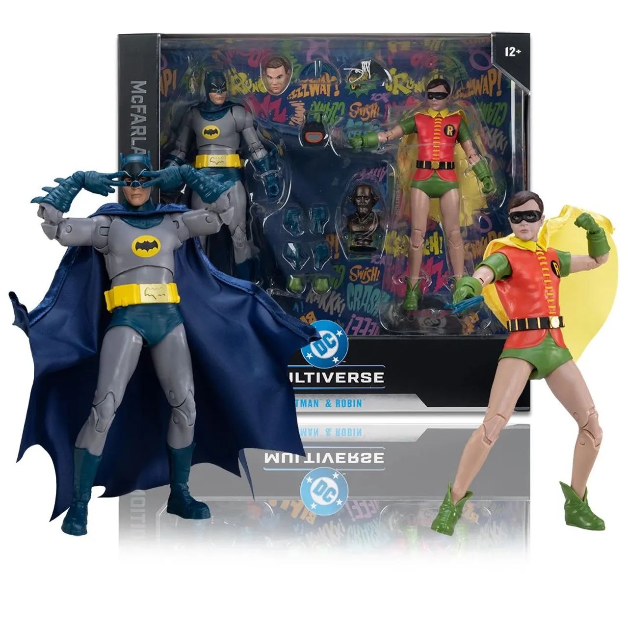 Batman (1966) DC Multiverse Collector Edition Batman & Robin Action Figure Two-Pack - Foto 2