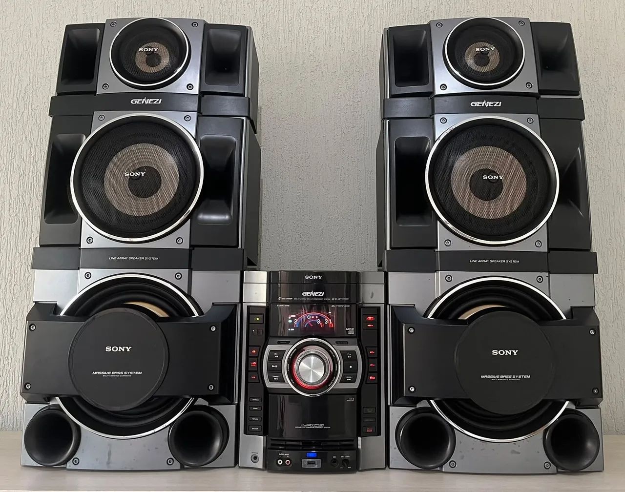 Mini System Sony Mhc-Gtx888 10000 Watts Pmpo Cd USB Leia Descrição
