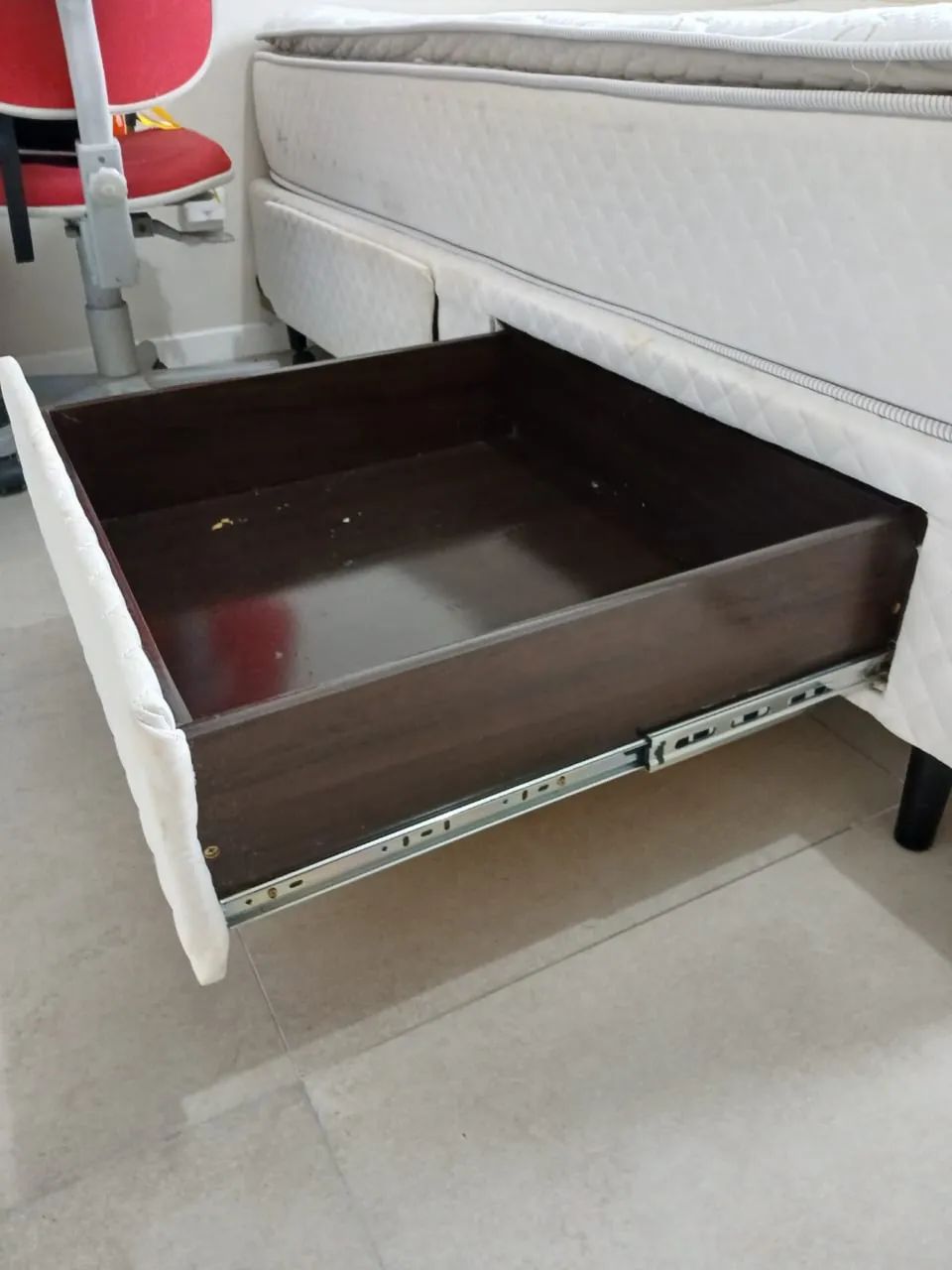 Base de Cama Queen bipartido com gavetas - Foto 3