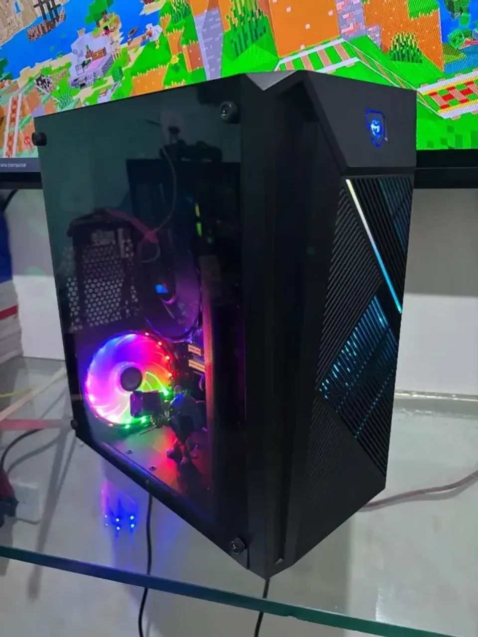 Computador (PC) Intel i3 LGA 1155 + DDR3 8GB 1600Mhz + SSD 120GB + LEDs RGB - Foto 5