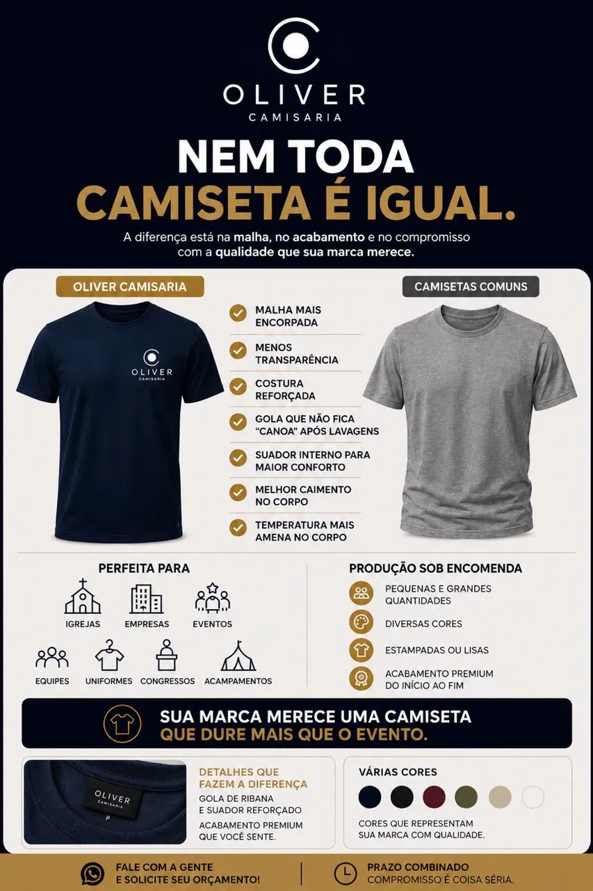 Camisas premium - Estampas DTF personalizadas - Foto 2