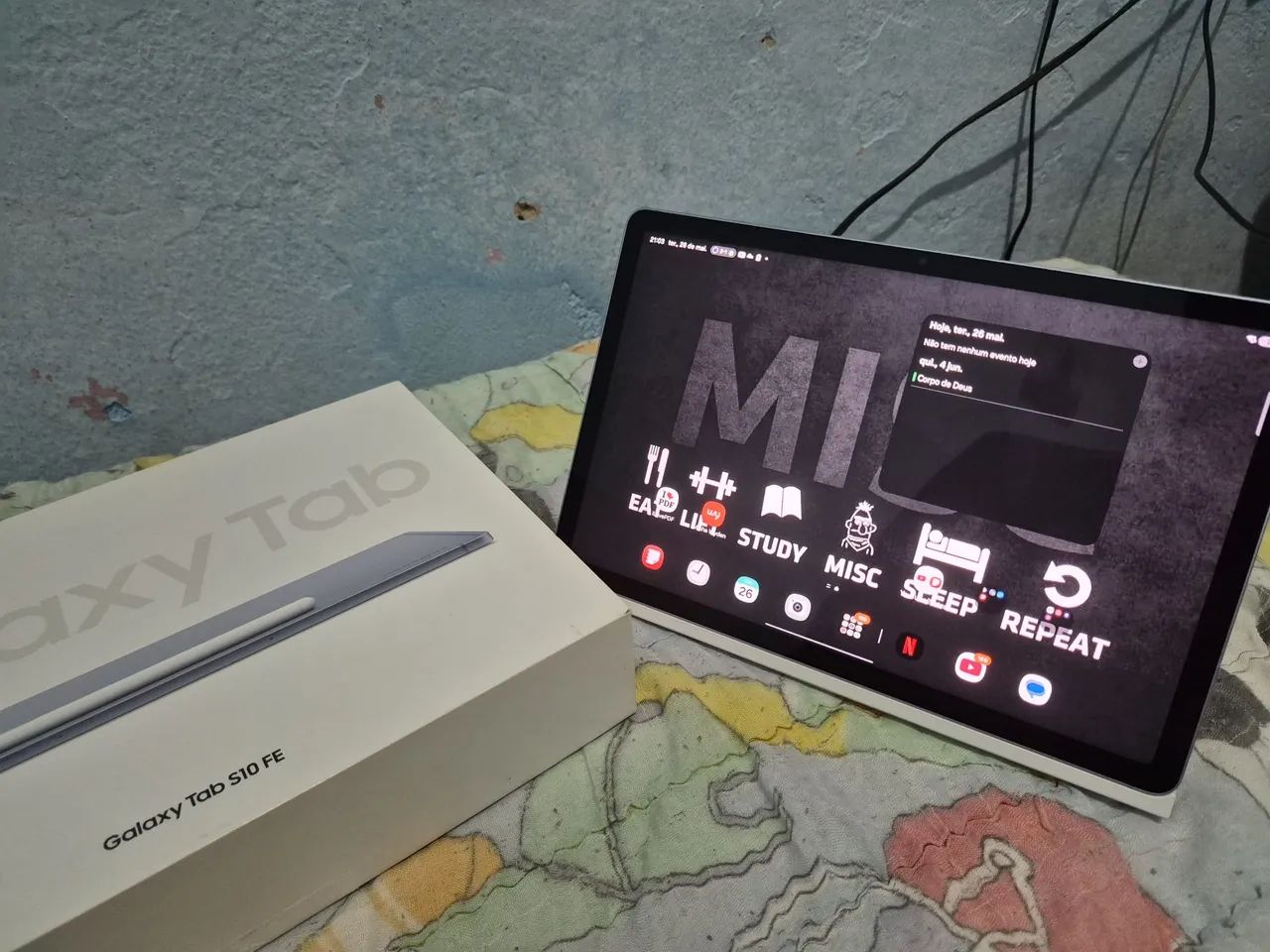 Tab S10 FE aceito troca