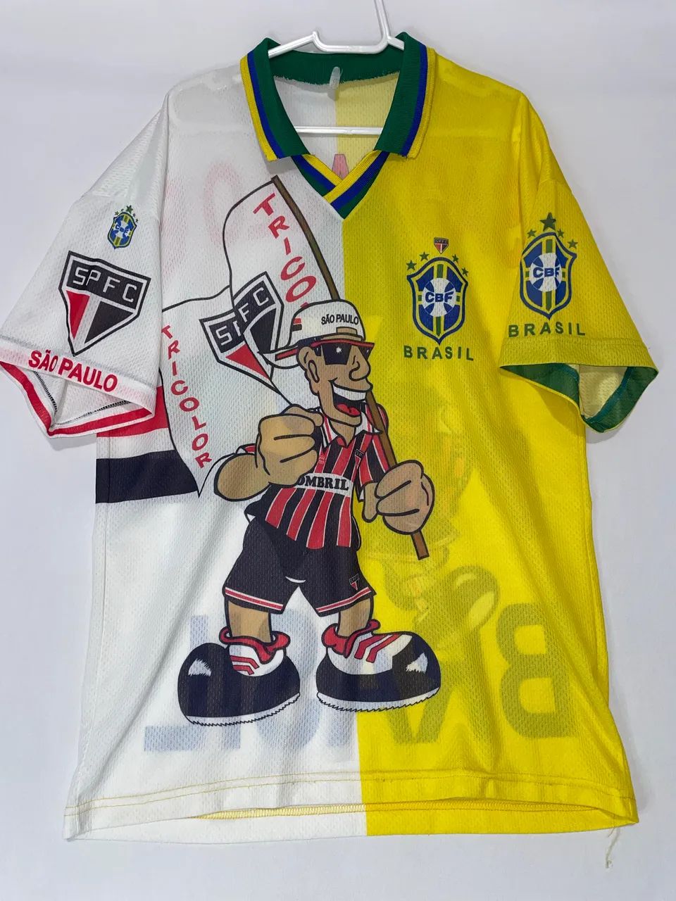 Camisa de futebol torcida anos 2000 vintage 