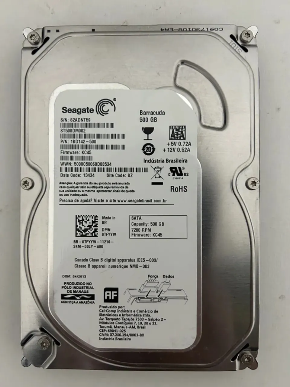 hd hitachi sata 500gb 5400rpm para notebook - Armazenamento - Vila