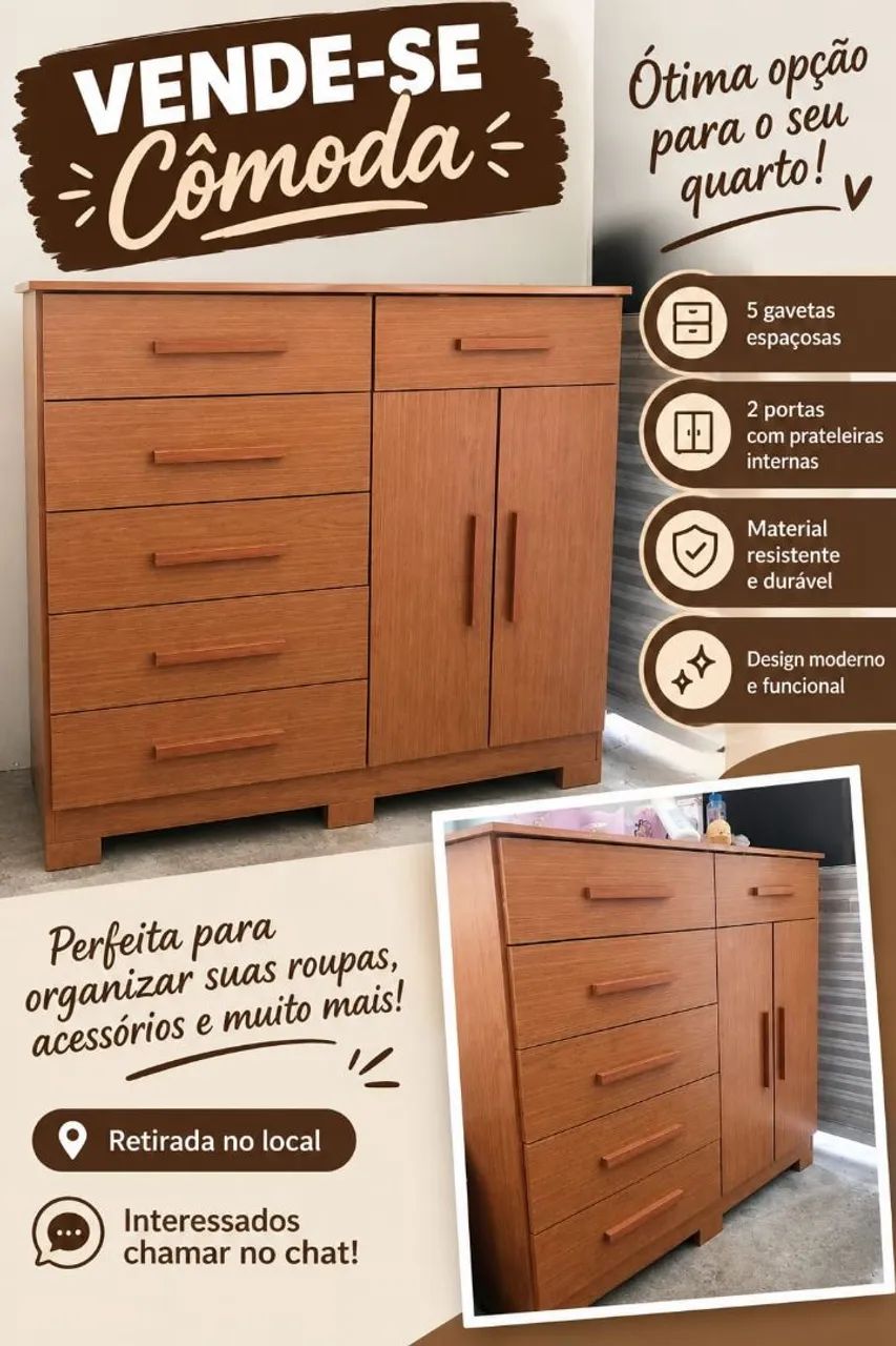 Cômoda Em estado de nova
