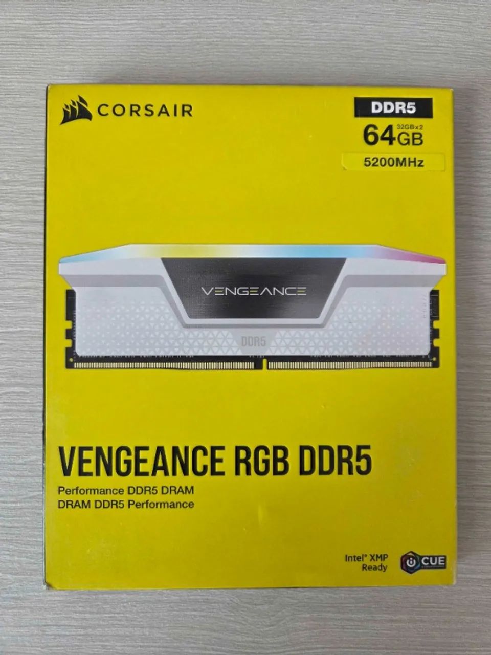 Memoria Corsair Vengeance RGB 64GB (2x32GB) DDR5 5200MHz C40