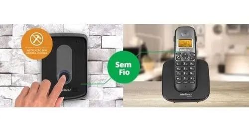 Interfone sem fio Intelbras (porteiro eletrônico) c/ Instalação - Foto 3