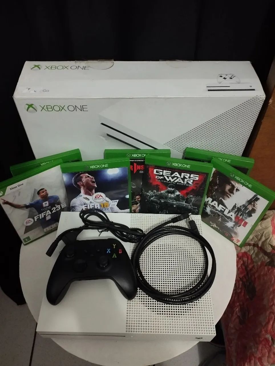 X BOX ONE S BRANCO - Foto 3