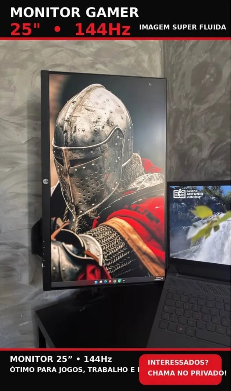 Vendo monitor 25 polegadas 144hz