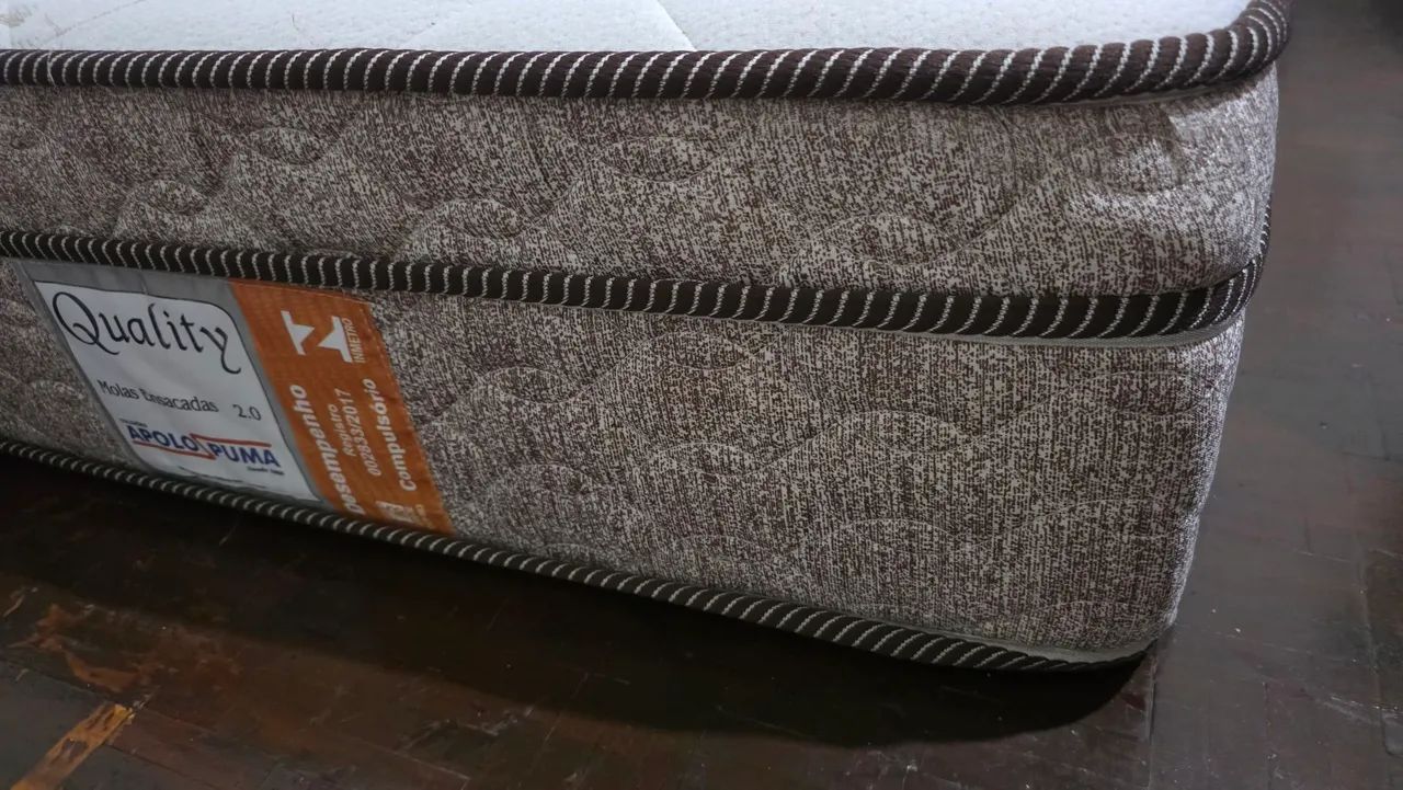 CAMA BOX SOLTEIRO COM COLCHÃO - Foto 2