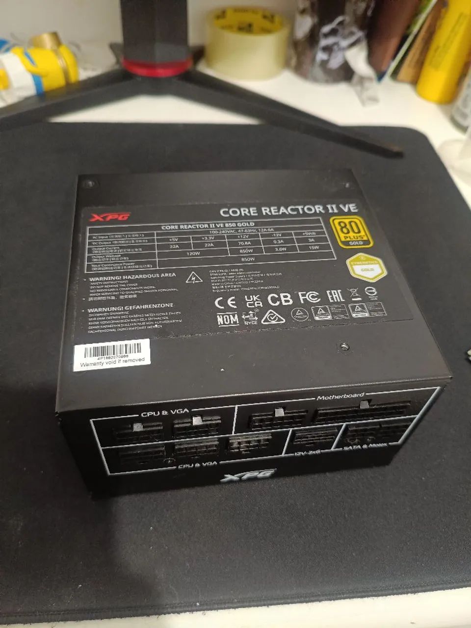 Fonte XPG Core Reactor II VE 850W 80 plus gold - Foto 2