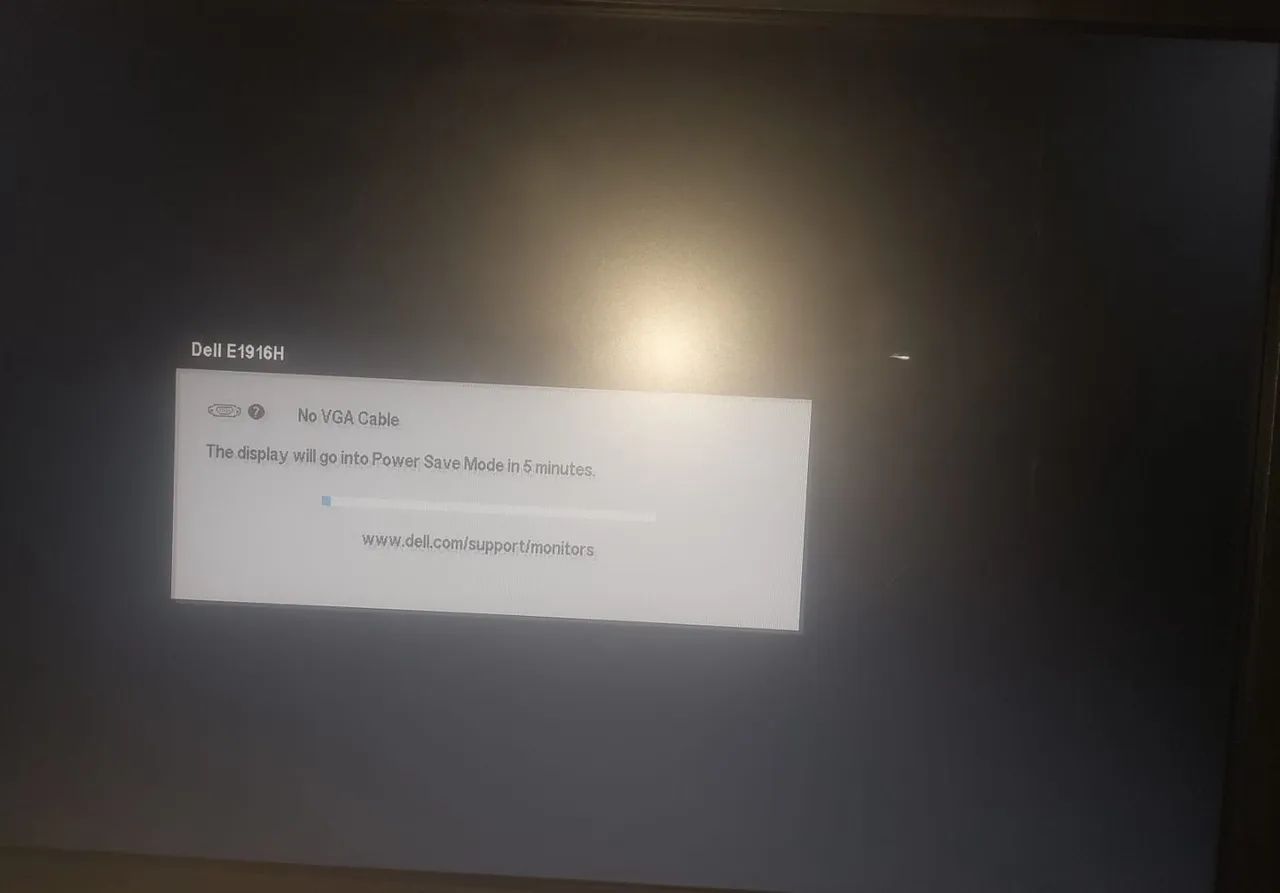 Monitor Dell E1916Hf 18.5 polegadas aceito troca por placa de vídeo com defeito  - Foto 4