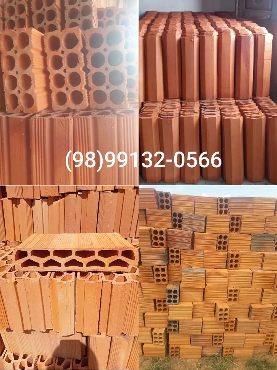 Tijolos,Telhas,lajotas direto da fábrica com preço de fábrica 