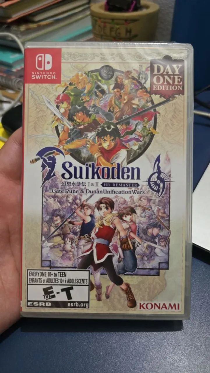 Suikoden I & II HD Remastered - Nintendo Switch - Armazenamento