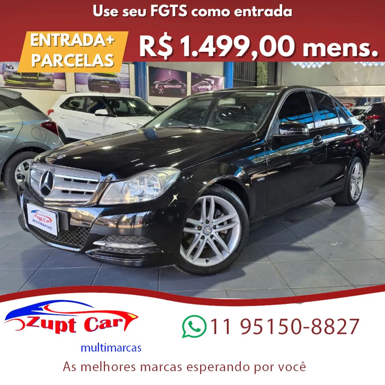 Mercedes-Benz C-180 CGI Classic 1.8 16V 156cv Aut. 2012