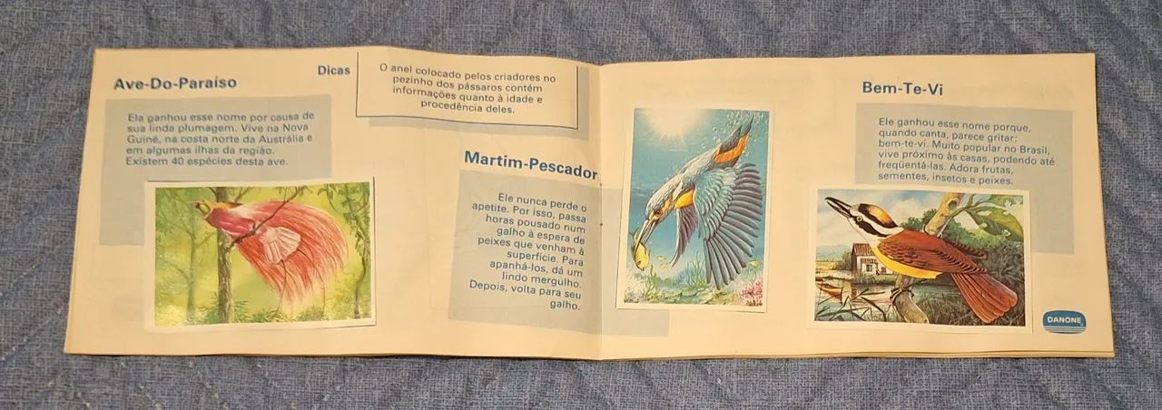 Álbum de Figurinhas Os Pássaros Danone - Foto 5