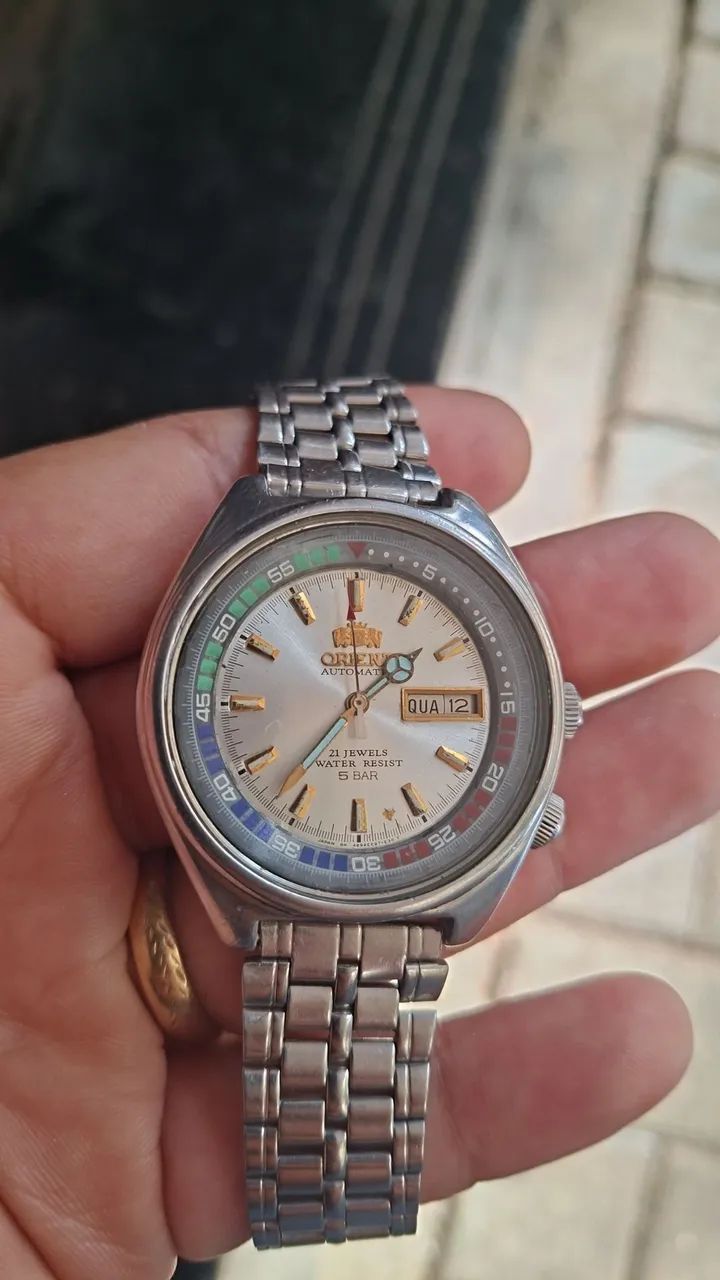 Vendo Relógio Orient automático três chaves muito funcionando perfeitamente  - Foto 2