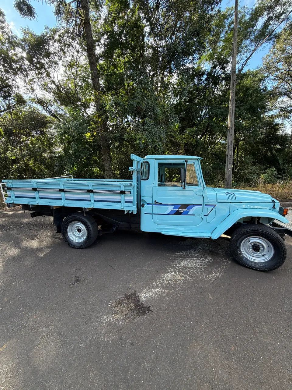 Toyota Band.Picape Chassi Longo Diesel 1985