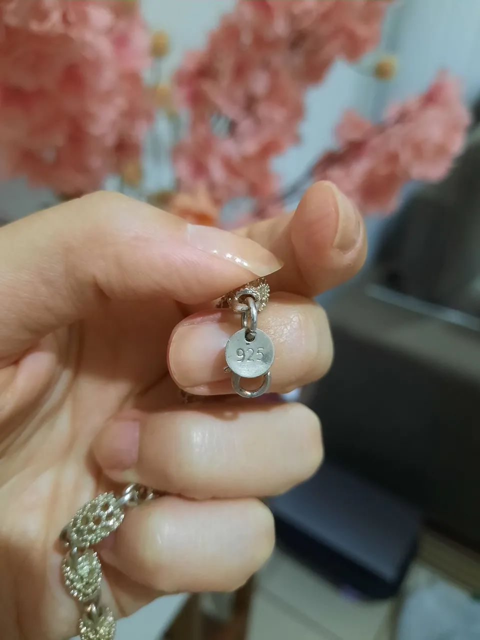 Pulseira em prata pura 925 - Foto 2