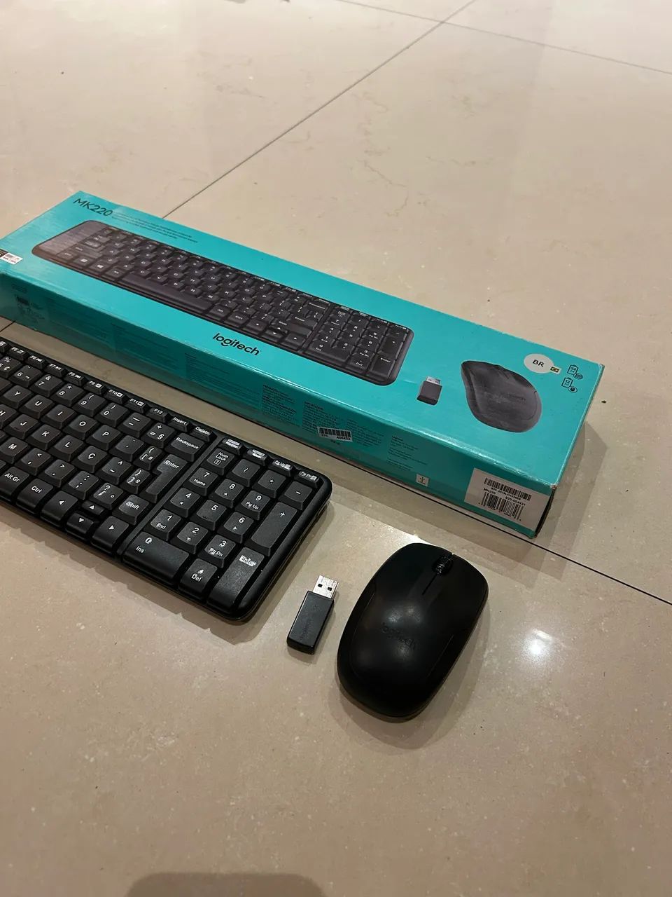 Combo Teclado e Mouse Sem Fio Logitech - Foto 3