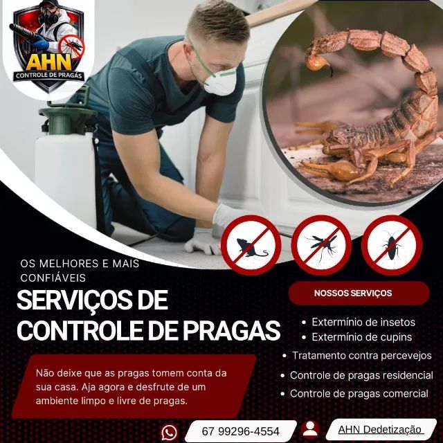Dedetização, Controle de Pragas