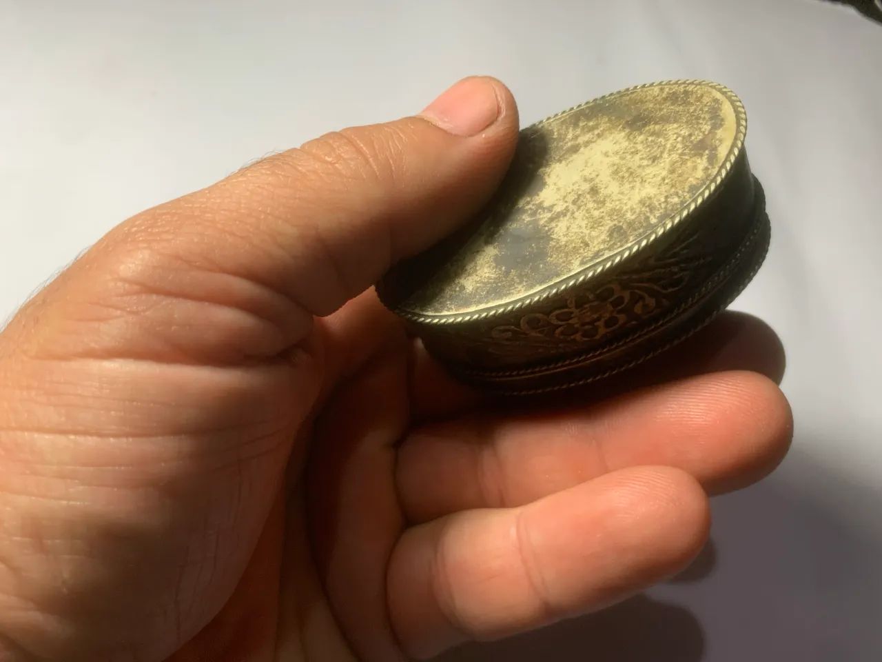 caixa de noz de betel (betel nut box) antiga - Foto 4