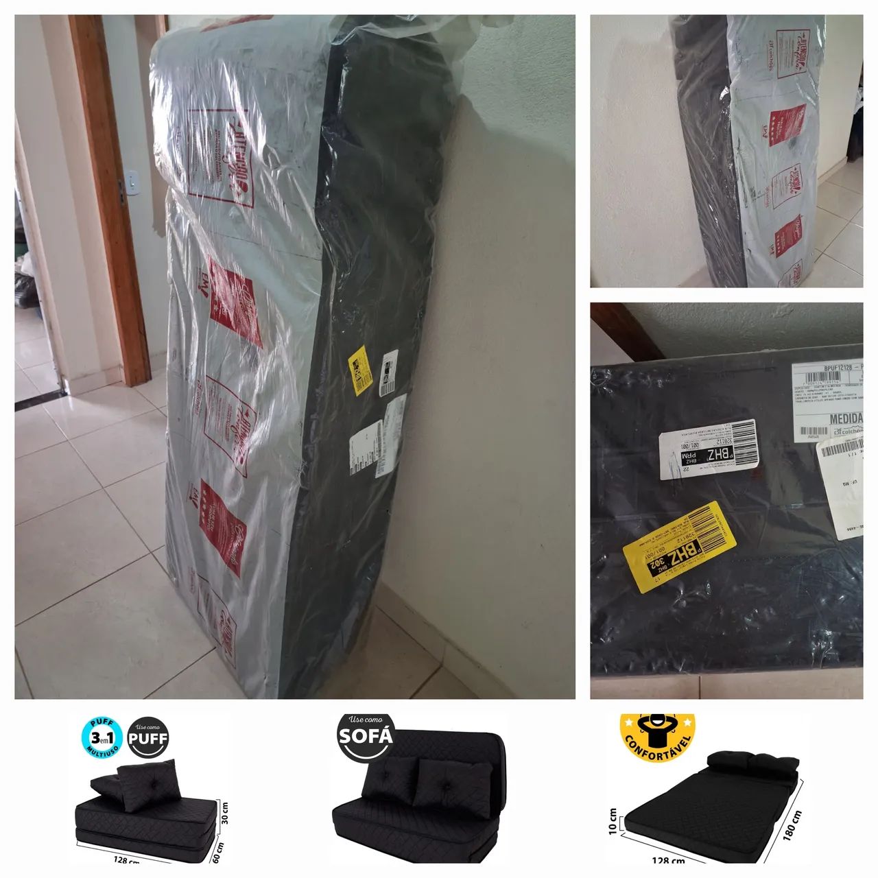 Puff, sofá, multiuso 