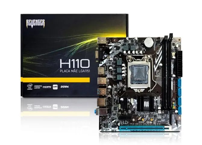 Kit i5 7600T + Placa-Mãe H110 (Com cooler)