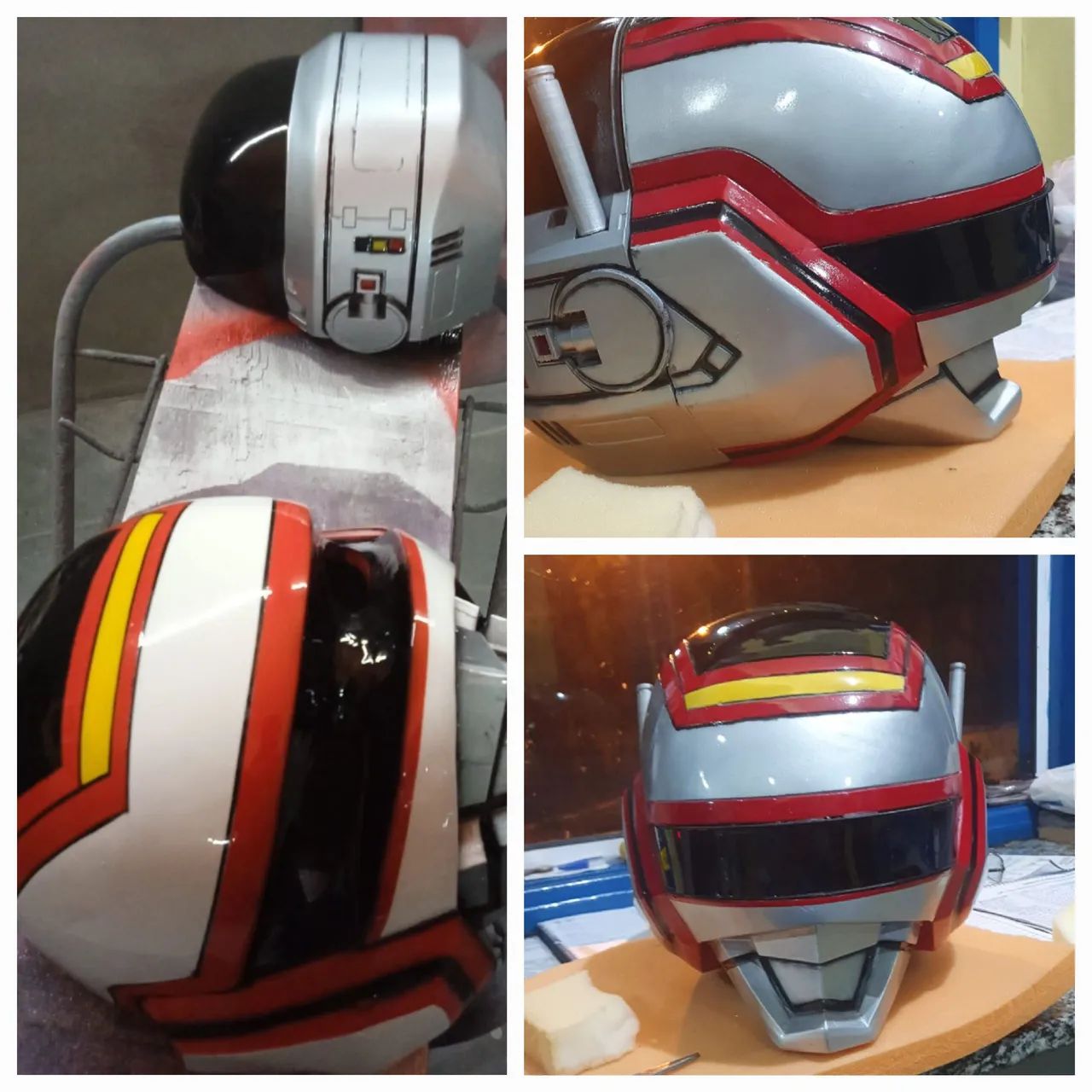 Armadura completa Cosplay Jaspion Impressão 3D Tokusatsu  - Foto 2