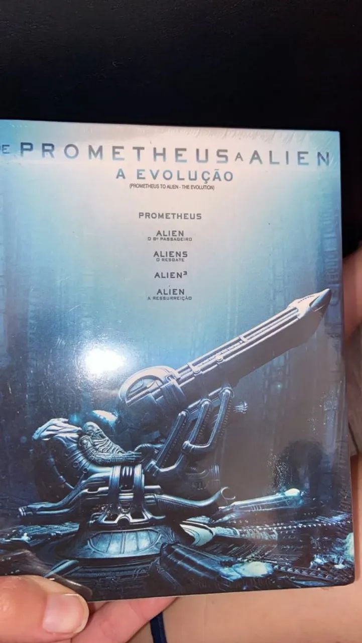 Box 5 blueray Prometheus x alien a evolução