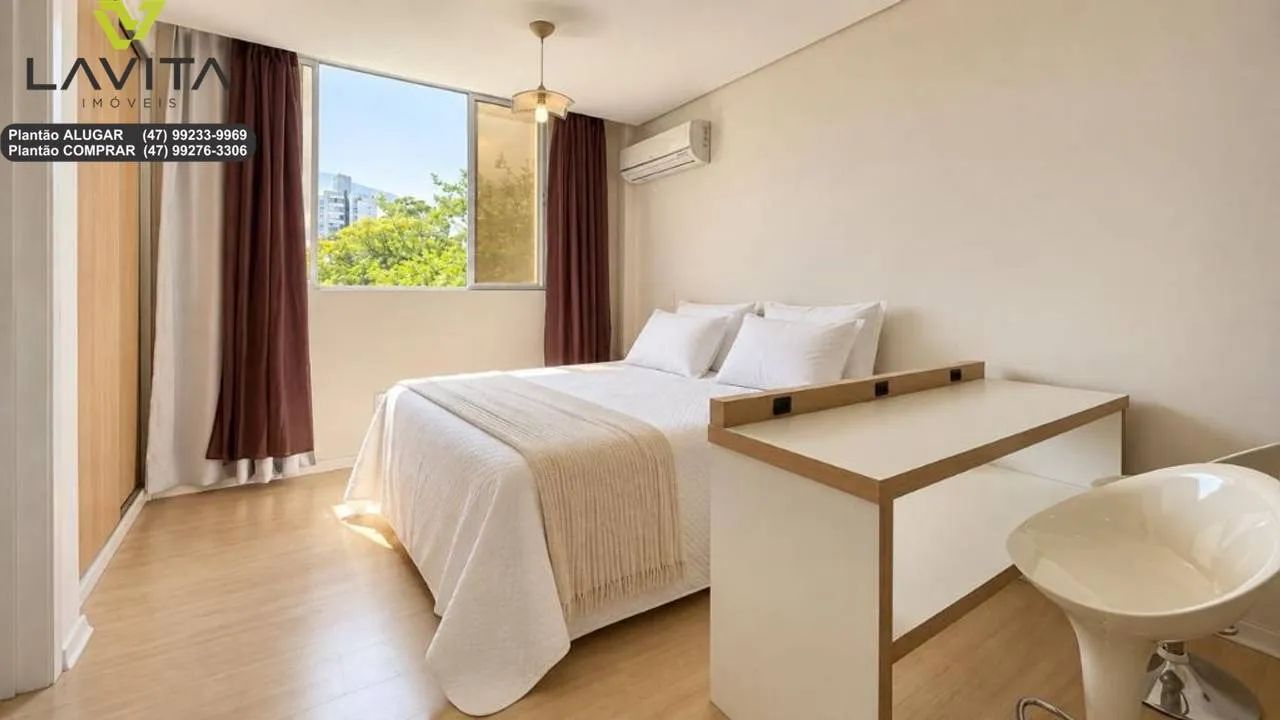 Loft semi mobiliado para ALUGUEL no Edifício Premier no Centro de Blumenau-SC - Foto 4