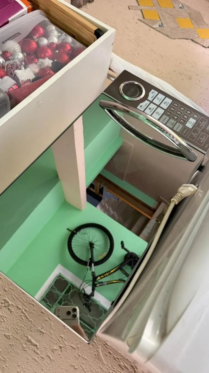 Micro-ondas Philco Inox  - Funcionando Perfeitamente - Foto 3
