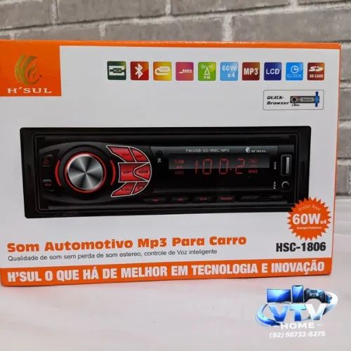 Som Para Carro Bluetooth Completo + Entrega Grátis  - Foto 2
