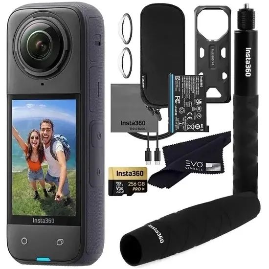 Filmadora Insta360 X4 Starter Bundle - Nova Lacrada