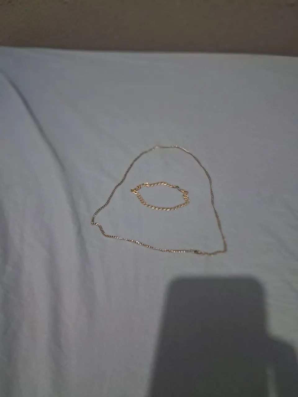 Pulseira de prata 925 quilates e corrente prata - Foto 3