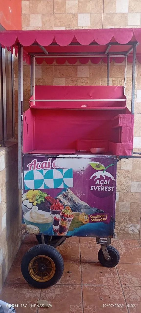 Carrinho de açaí 