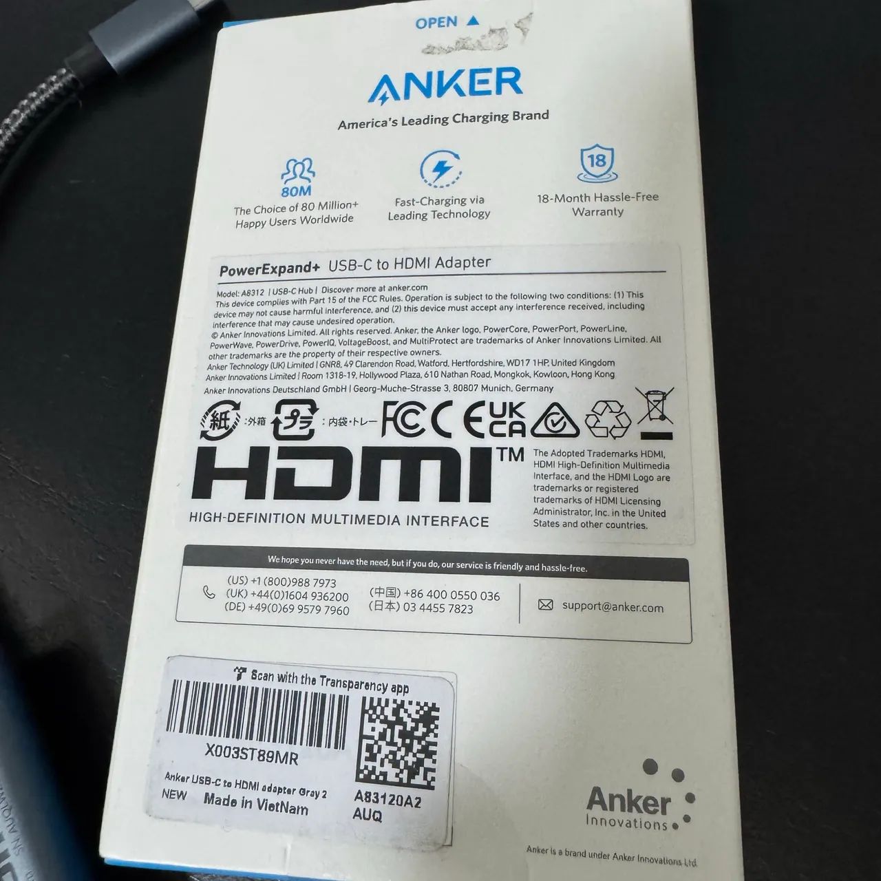 Adaptador HDMI Tipo-C Anker  - Foto 3